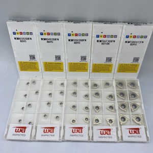 WCMT Indsæt bearbejdning af stål, rustfrit stål, støbejern, aluminiumslegering, messing