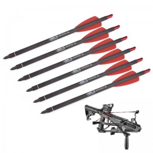 Elongarrow 7,5 tommer R9 Cobra Adder Crossbow Bolts