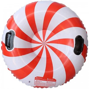 Oppustelig slæde sne rør, sne slæde til børn og voksne til vinterunderholdning sne legetøj