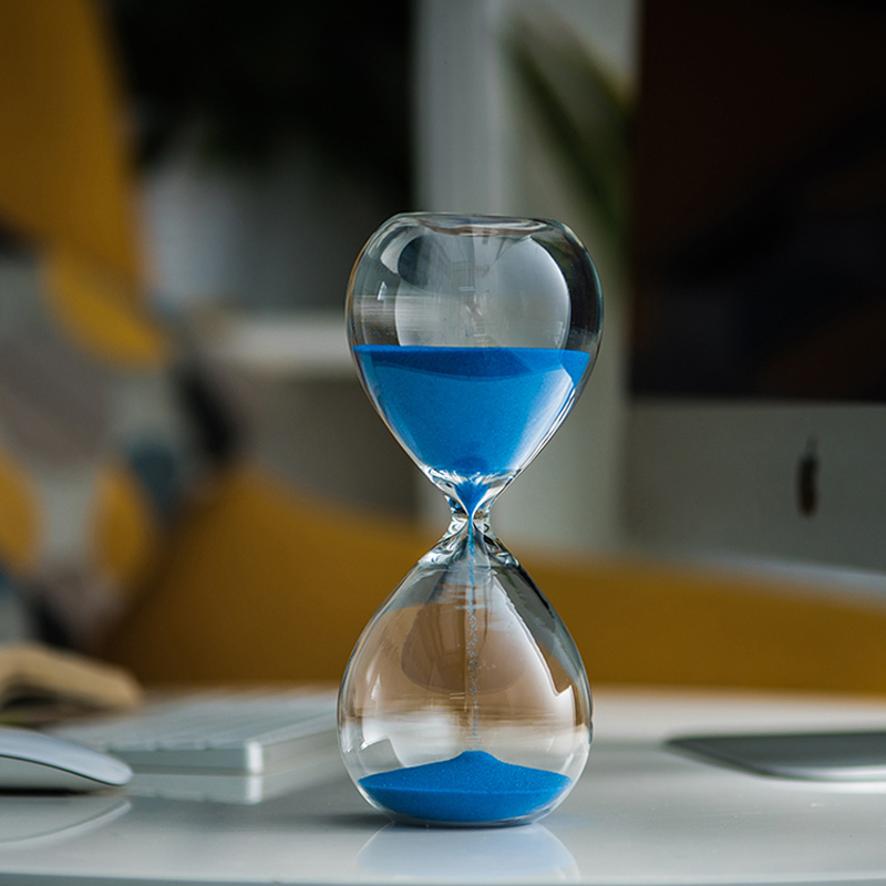 30 60 240 minutter timeglas Form Glas Hjemindretning Timing Hourglass Timer Sand