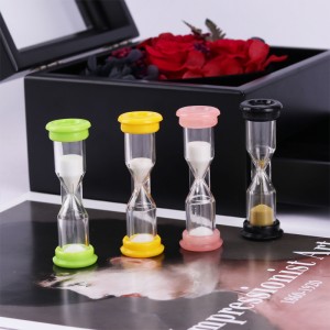 Børn Happy Time 5 minutter lille plastik mini et minut glas minutter sand timer