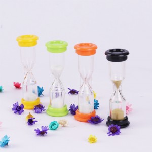 Børn Happy Time 5 minutter lille plastik mini et minut glas minutter sand timer