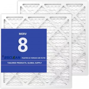 Amazon Hot Sale 20x 20x1 Merv 8 G4 Furnace AC HVAC Pap Panel Pre Filter