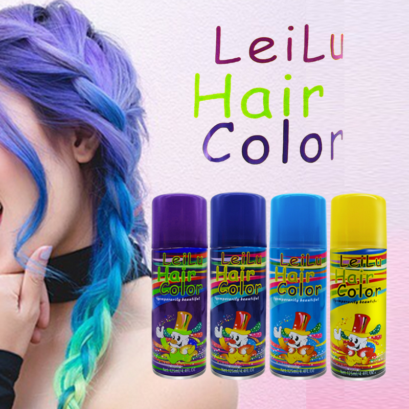 OEM farve hår spray midlertidig farvestof hårfarve spray