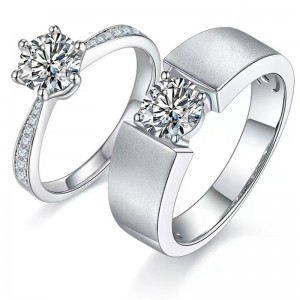 Brugerdefineretnyt design S925/18K/14K/10K forlovelsesring