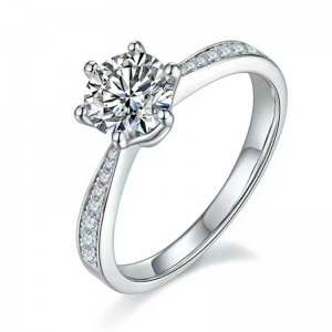 Brugerdefineretnyt design S925/18K/14K/10K forlovelsesring