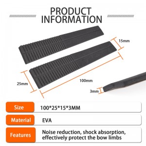 Elongarrow bueskydning Gendan bue lemmer stabilisatornedtagning bue chok Abdorber bue lems chok reducere støj