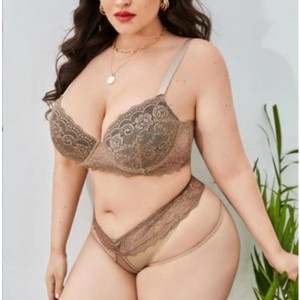 Sexet lingeri sæt lase talje bælte scalloped bh med speciel sexet hofte firkant design