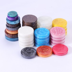 Brugerdefineret harpiks på høj kvalitet backgammon checkers chips backgammon stykker