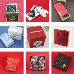 Tilpasset kaffe hvid papkasse sort karton kraft papir kasse tenougat hvidbog lille kasse