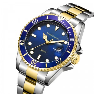 Daniel Gorman Topkvalitetsmænds sportsur Vandtæt klassisk rustfrit stålrem Fashion Men \\\\ \'s Watch Business Quartz Watchrm001