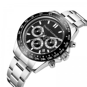 Daniel Gorman Brand Wholesret Strap Luxury Herre Watches Luminous 30m Vandtæt kronografkvart ure Mænd Wristrm220428