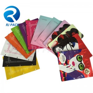 3 Side Seal poser med lynlås