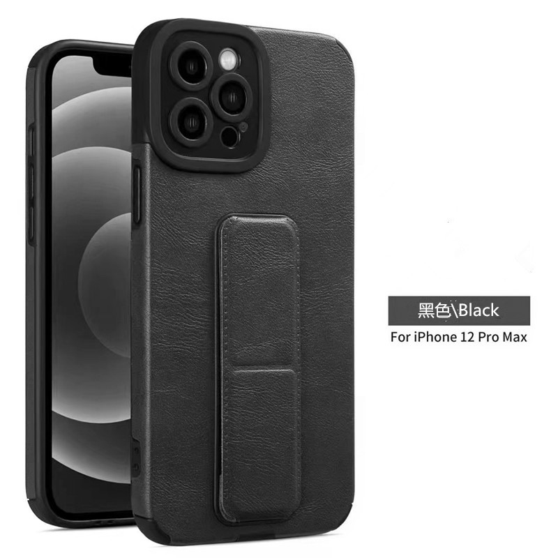 Velegnet til Apple iPhone12Pro Max Case, Holder Type Mobile Phone Leather Case iPhone13Pro Leather Protective Case