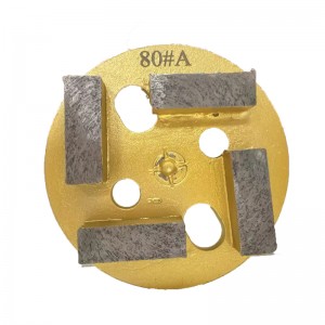 Zhongheng Floor Diamondinding Disc/concret Metal Abrasive Disc 80#