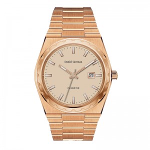 ser mænd på håndleds rustfrit stål multifunktionskvartsur DG9001