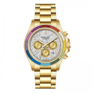 Luksusur rustfrit stålkvarts vagt 9003