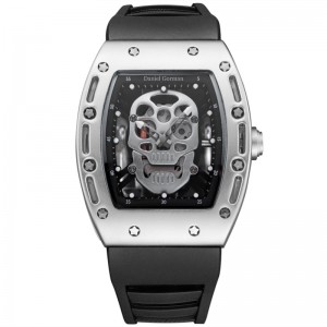 Modeskalle mænds kvartsur Daniel Gorman Go11 Creative Dial Watch for Men Clock Gold Life Waterturoof Men\'s Watches Sports Style