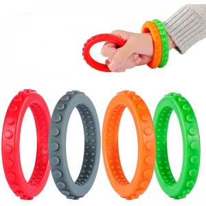 Sikker og miljøvenlig baby Teether ringer