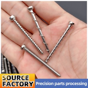 Fem-aksede bearbejdningsdele