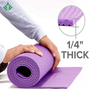 Premium yogamåtte med yogamåtte bærer slynge, teal, 72 tommer x 24 tommer x 1/4 tommer tyk