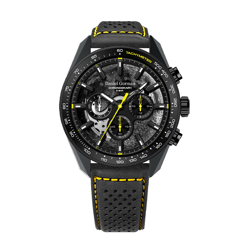 Daniel Gormandg9006 Watch Men's Watch OEM Rustfrit stål japansk bevægelse Kronograf Mænds ur Sapphire Glass Watch