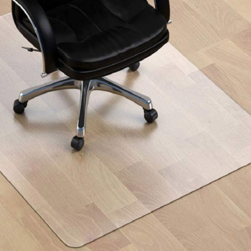2022 Amazon Hot Salgsformand Mat til trægulvbeskyttelse Gennemsigtig PP Office Desk -stol Mat