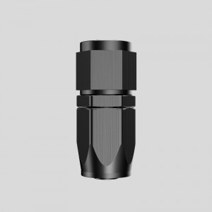 Aluminium drejelig en slangeende montering til flettet brændstoflinje