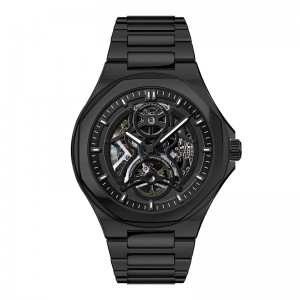 Daniel Gorman DG9111 Luksusmekanisk hul ud Watch Men \\\\ \'s vandtætte ur Fritidslysende rustfrit stålrem Top Brand Luxury Watch