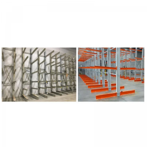 Jeg stråler cantilever rack