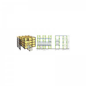 Kør i palle racking