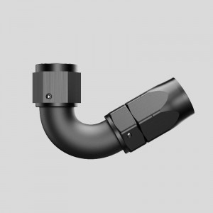 High Performance Full Flow 120 Grad AN4 AN6 AN8 AN10 AN12 CUTTER STIL SVIVEL SLANGE ENDS