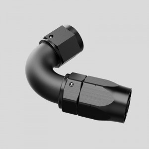 High Performance Full Flow 120 Grad AN4 AN6 AN8 AN10 AN12 CUTTER STIL SVIVEL SLANGE ENDS