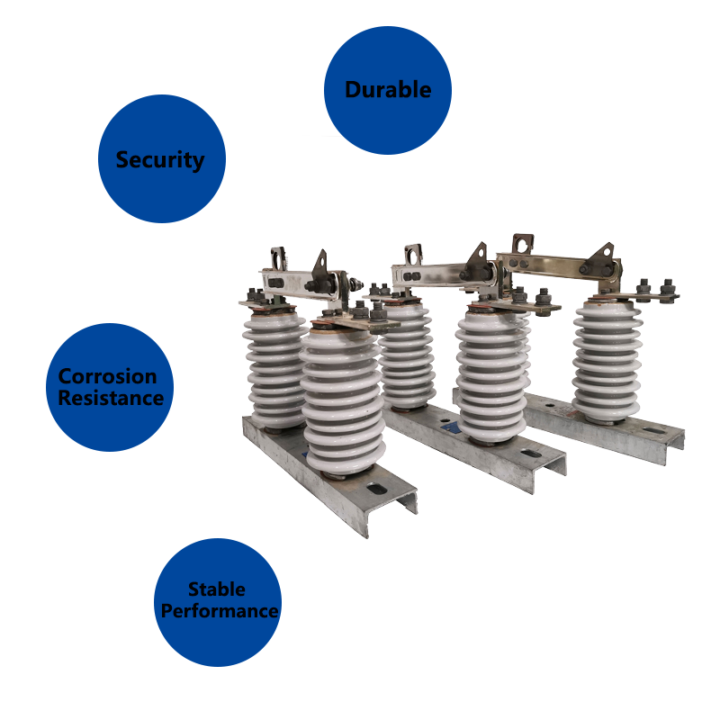 GW9 -serien Enkeltfase Udendørs elektrisk isolatorafbryder Disconnector