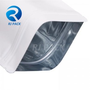 100% genanvendelig metaliserede stand up -poser med lynlås