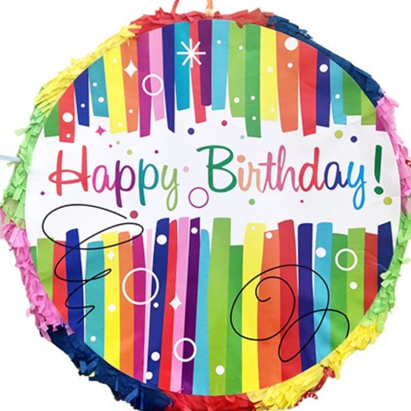 Fødselsdagspapir pinatas