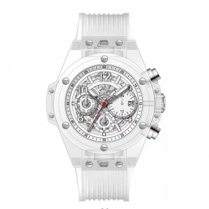 Daniel Gormanrm2209 Automatiske akryl gennemsigtige designmænds kvartsur Watch Waterproof Men\'s Watch Business Watch Men\'s Watch