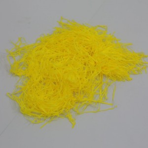 Gul fyldning crinkle strimlet papir