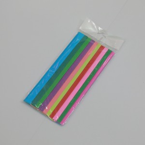 Farverigt crepe -papir