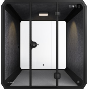 Bevægelig lydisoleret kontor telefonbå