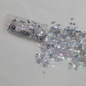 Sølv push pop confetti poppers