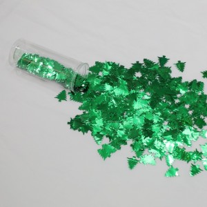 Grøn push pop confetti poppers