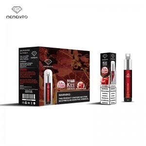 Bedste Vape Diaposable K03 1500Puffs