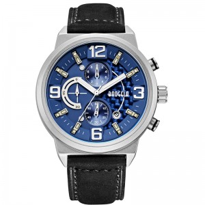 Baogela Men \\\\ s Black Sports Quartz Watch Leisure Fashion Analog Timing Watch Display Men \\\\ \'s Watch 1709 Black Blue