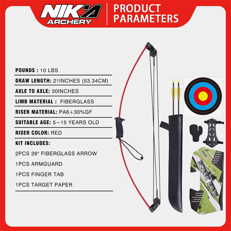 Elongarrow 210082-01 10 lbs Youth Compound Bow for bueskytter
