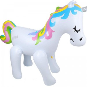 PVC oppustelig sprinkler dinosaur græsplæne enhjørning