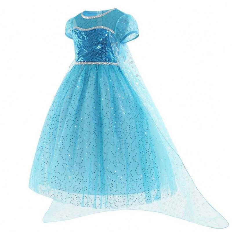 Lille prinsesse alle i en sæt Crown Wand handsker Halloween Elsa Cosplay kostume med tilbehør HCGD-026