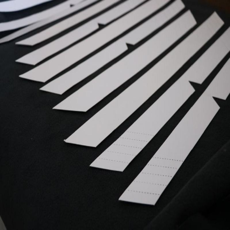 Højkvalitets shirt foringsfabrikspapir til håndtaske \\\\ tøj \\\\ sko \\\\ tilbehør pakke Papter Bræt brugerdepapir Indpakning Liner Collar Strip Paper Custom Custom