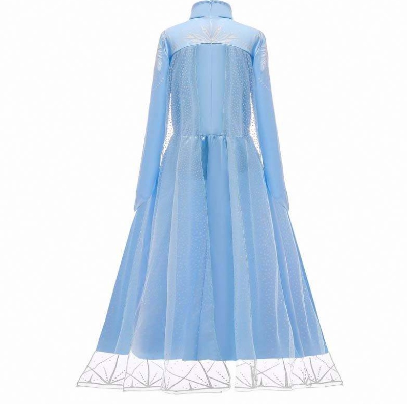 Børn Girls Halloween Party Cosplay 110-150 cm Princess Dress Up Elsa Dress Princess HCGD-011