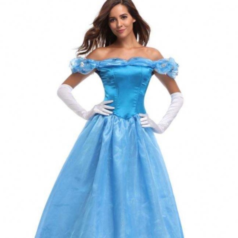 Film Beauty and the Beast Belle Princess kjole cosplay kostumer til voksne kvinder kvindelige halloween -fest kanonicals fancy kostume